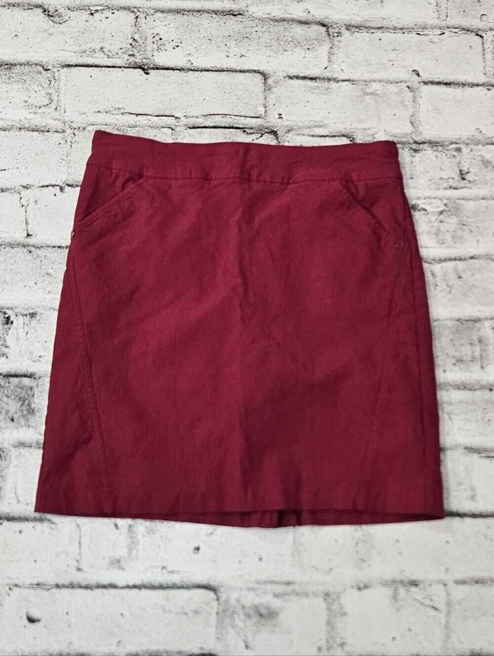 Northern Reflections Pull On Skort Size Small Pink Stretch Golf Skirt